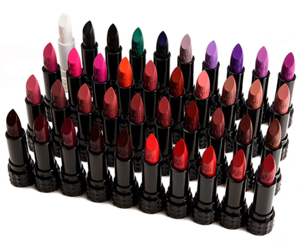 Bảng màu vô cùng đa dạng cho nhiều cá tính đến từ Kat Von D Lipstick
