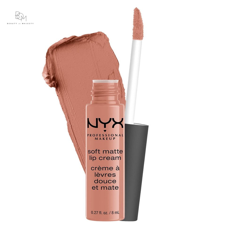 Son lì kem màu hồng đất NYX Professional Makeup Soft Matte Lip Cream