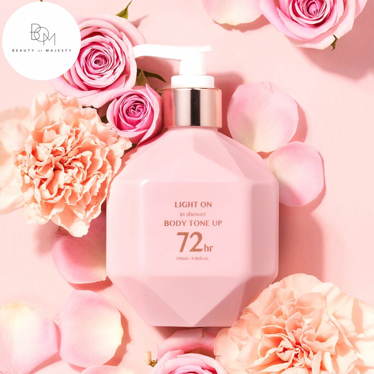 Sữa dưỡng thể Bom Tone Lifting Body Lotion Light On In Shower Body Tone Up