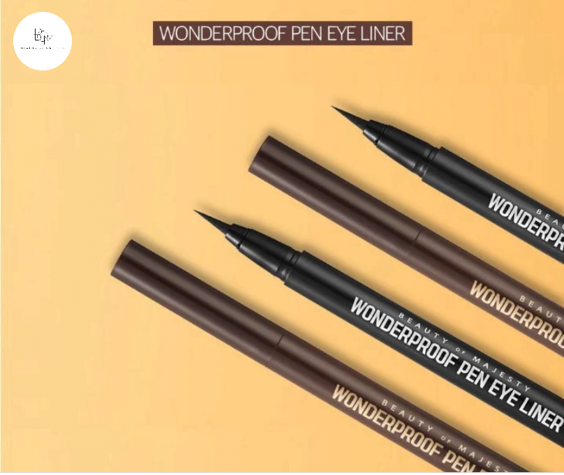 B.O.M Wonder Proof Pen Eyeliner hiện có hai màu cơ bản trong đó màu đen thì phổ biến hơn