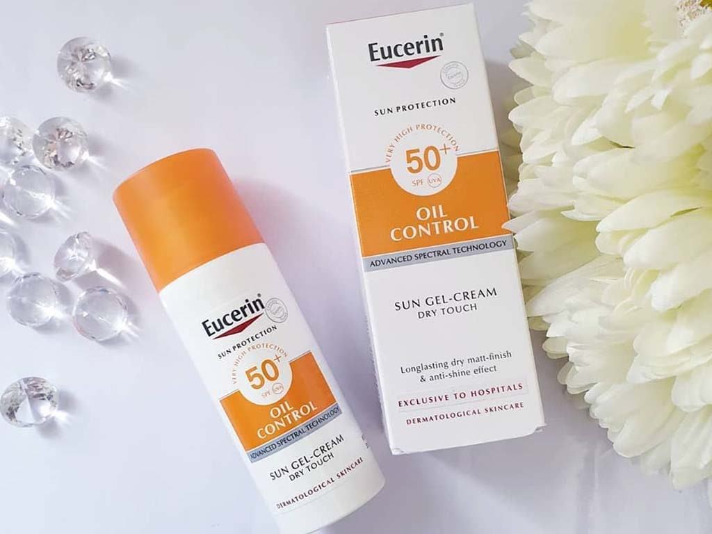 Kem chống nắng Eucerin Sun Gel Cream Acne Oil Control