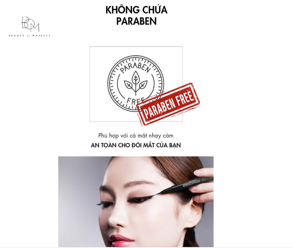 Eyeliner tốt, giá học sinh, rẻ và bình dân B.O.M được biết đến là một thương hiệu mỹ phẩm rất nổi tiếng tại Hàn Quốc.