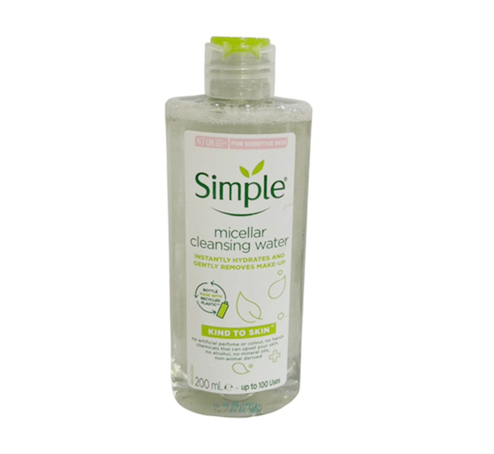 Review đánh giá nước tẩy trang Simple Micelle thân thiện với da, cho da dầu mụn