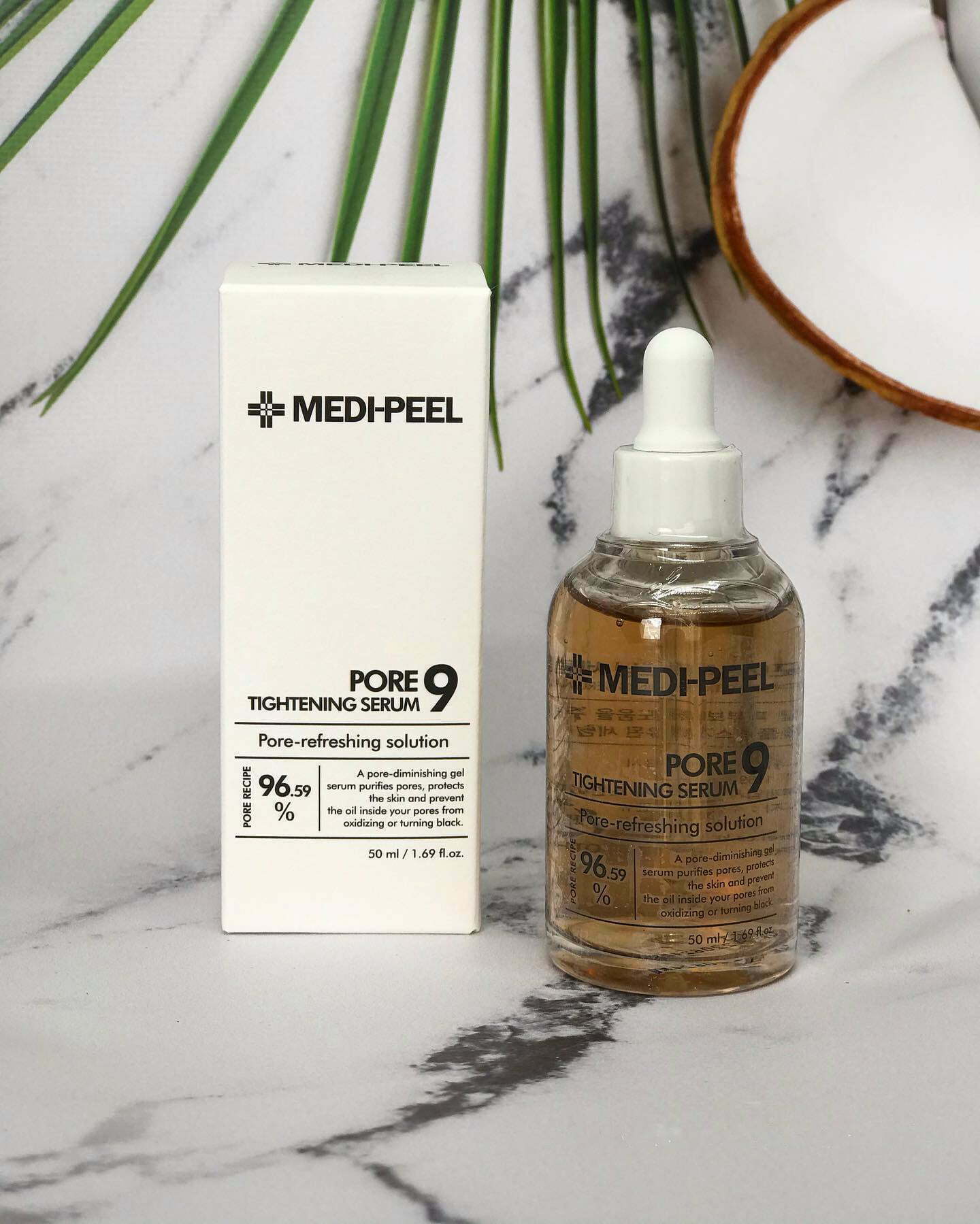 Medi-Peel Pore 9 Tightening Serum là serum se khít lỗ chân lông của Hàn Quốc; giúp làm thông thoáng lỗ chân lông và bảo vệ da.