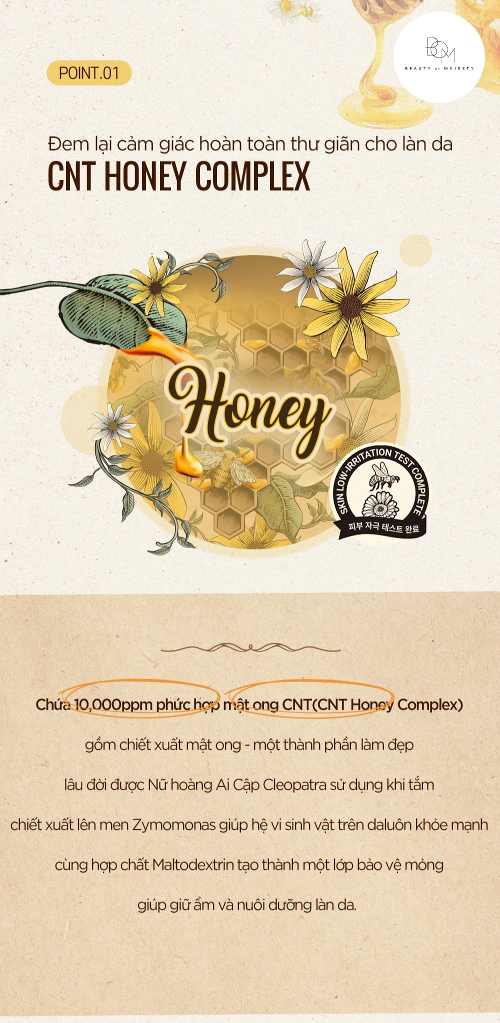Nguồn gốc mật ong của sản phẩm