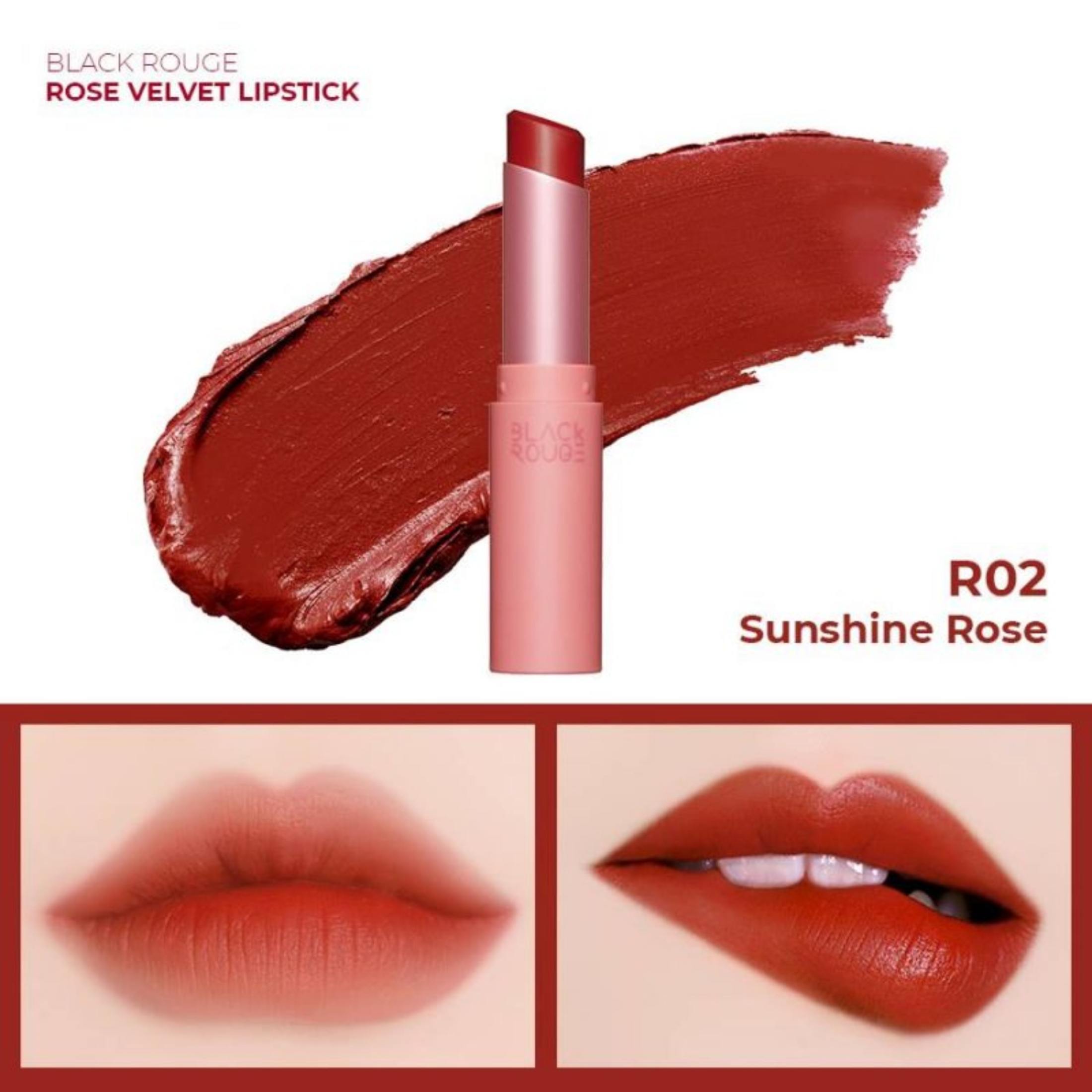 Black Rouge Velvet Lipstick R02
