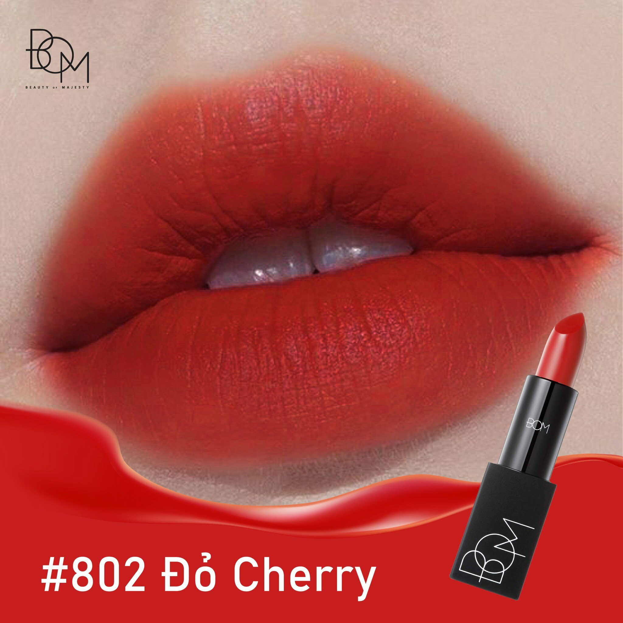 #802 My Cherry Red: son đỏ Cherry