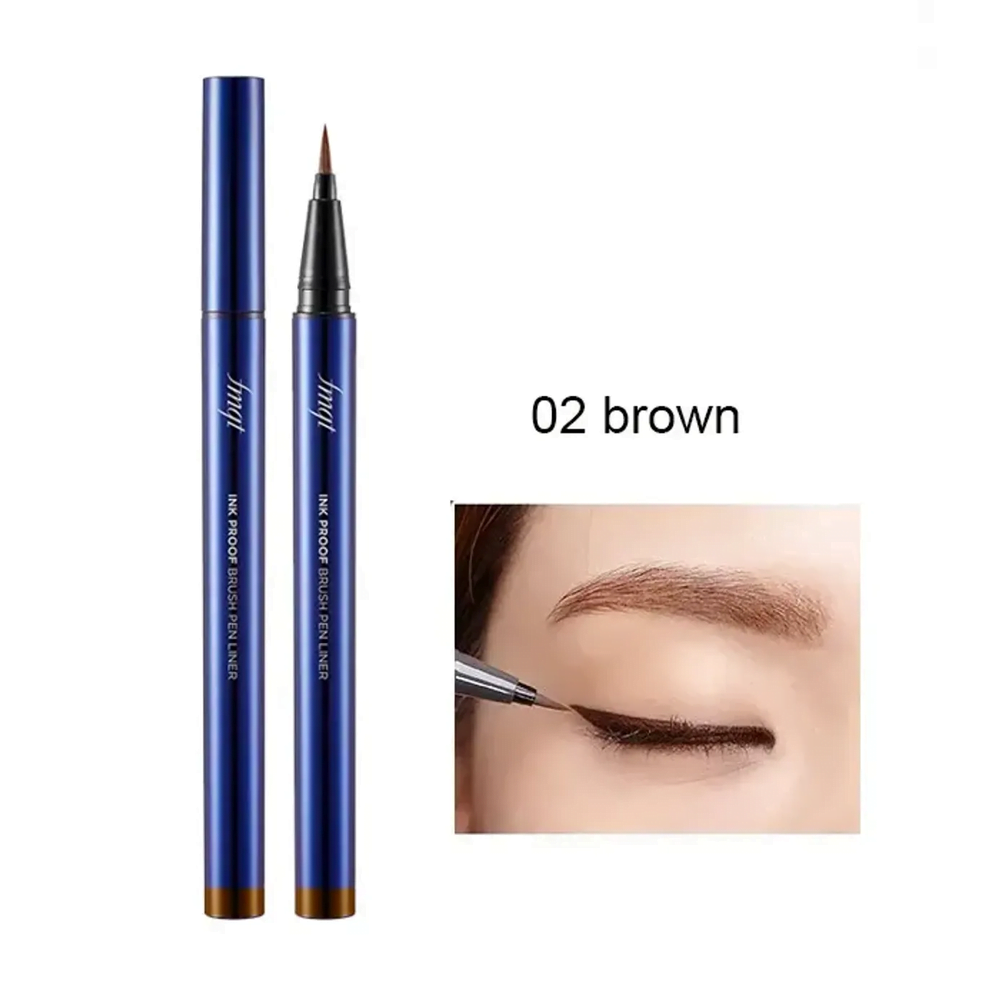 Bút kẻ mắt eyeliner dễ vẽ The Face Shop Ink Proof Brush Pen Liner