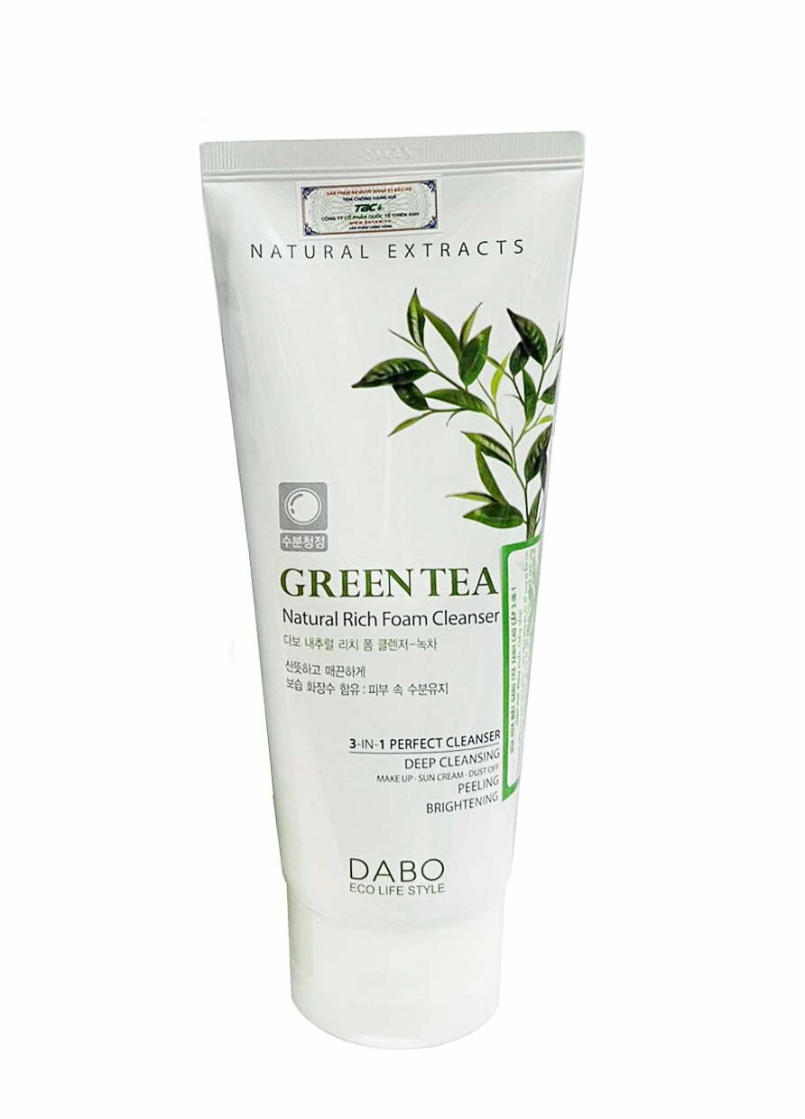 Dabo Green Tea Natural Rich Foam Cleanser